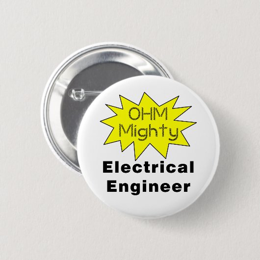 Ohm Mighty Electrical Engineer Button (Vorne & Hinten)