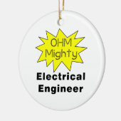 Ohm Mighty Electrical Engineer Keramik Ornament (Links)