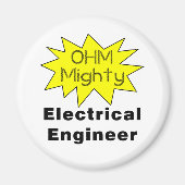 Ohm Mighty Electrical Engineer Magnet (Vorne)