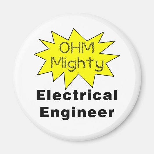 Ohm Mighty Electrical Engineer Magnet (Vorne)