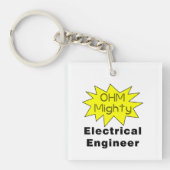 Ohm Mighty Electrical Engineer Schlüsselanhänger (Vorderseite)