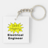 Ohm Mighty Electrical Engineer Schlüsselanhänger (Rückseite)