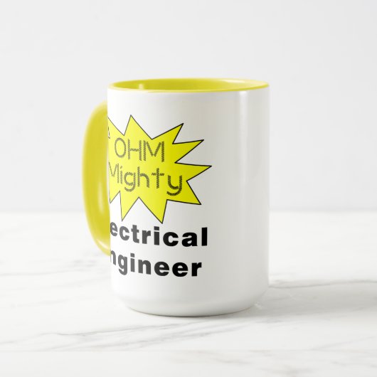 Ohm Mighty Electrical Engineer Tasse (Vorderseite Links)
