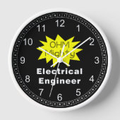 Ohm Mighty Electrical Engineer Uhr (Vorderseite)