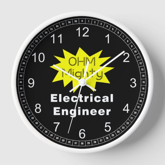 Ohm Mighty Electrical Engineer Uhr (Vorderseite)