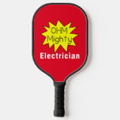 Ohm Mighty Electrician Pickleball Schläger (Rückseite)