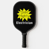 Ohm Mighty Electrician Pickleball Schläger (Rückseite)