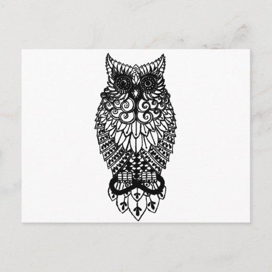 Ohm Owl Postkarte (Vorderseite)