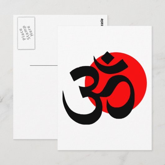 Ohm Postkarte (Vorne/Hinten)