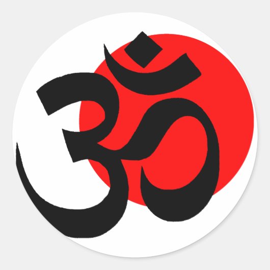 Ohm Runder Aufkleber (Vorderseite)