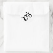 Ohm Runder Aufkleber (Tasche)