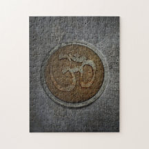 Ohm Sign Puzzle. Spiritualität trifft Gehirnschmer