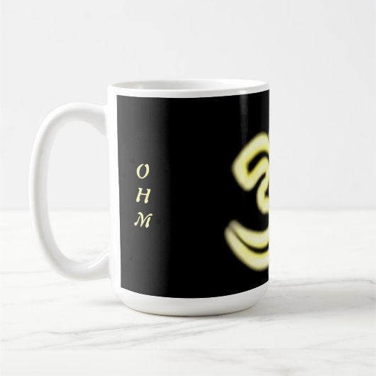 OHM SYMBOL KAFFEETASSE (Links)