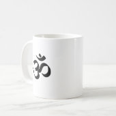 Ohm-Symbol Kaffeetasse (Vorderseite Links)