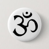 Ohm-Symbol-Knopf Button (Vorderseite)