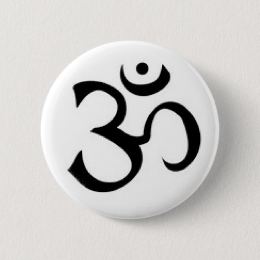 Ohm-Symbol-Knopf Button (Vorderseite)