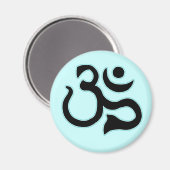 Ohm Symbol Magnet (Vorderseite/Rückseite)