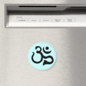 Ohm Symbol Magnet (In Situ (Geschirrspüler))