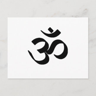 Ohm-Symbol Postkarte
