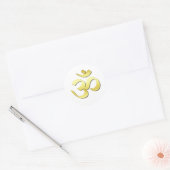 Ohm-Symbol Runder Aufkleber (Umschlag)