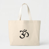 Ohm-Symbol-Tasche Jumbo Stoffbeutel (Vorne)