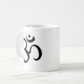 Ohm-Symbol-Tasse Kaffeetasse (Vorderseite Links)