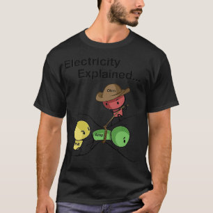 Ohm Volt Amp Electric erklärt Funny Electrici T-Shirt