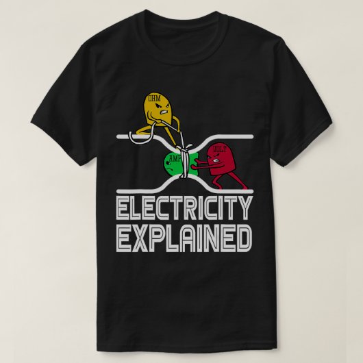 Ohm Volt Amp Electric erklärt T-Shirt (Design vorne)