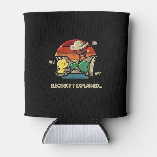 Ohm Volt Amp Electrical erklärt Elektriker Dosenkühler (Vorderseite)