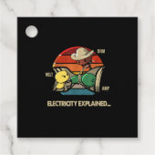 Ohm Volt Amp Electrical erklärt Elektriker Geschenkanhänger (Vorderseite)