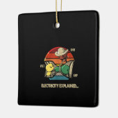 Ohm Volt Amp Electrical erklärt Elektriker Keramikornament (Links)