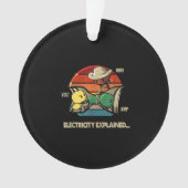 Ohm Volt Amp Electrical erklärt Elektriker Ornament (Vorderseite)