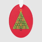 Ohm-Weihnachtsbaum Ornament (Rückseite)