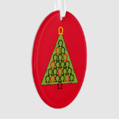 Ohm-Weihnachtsbaum Ornament (Vorderseite)