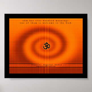 Ohm- Willkommen bei Gott Poster