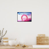 Ohm-Zeichen - Geboren zu Vape Poster (Küche)