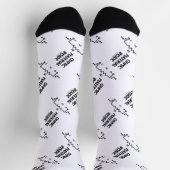 Ohmisches Material in Ohm's Law Spaß Socken (Oben)