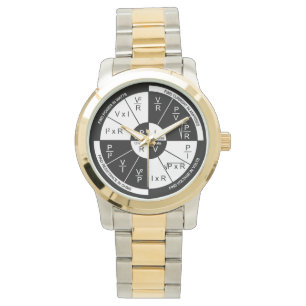 Ohm's Law Watch - Schwarz und Weiß Armbanduhr