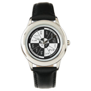 Ohmsches Gesetz Uhr - Schwarz-Weiß-Rad