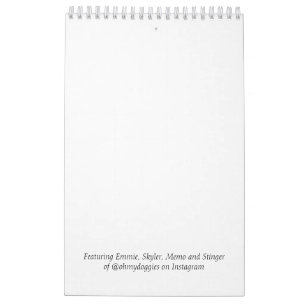 OhMyDoggies 2020 Boston Terrier Kalender