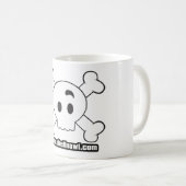 OHN Schädel-Tasse Kaffeetasse (VorderseiteRechts)