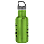 Ohne Accordion - Polka-Band aus Edelstahl Edelstahlflasche (Rückseite)