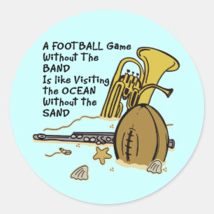 Ohne Band Runder Aufkleber