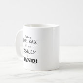 Ohne Bari Sax - Band Kaffeetasse (Vorderseite Links)