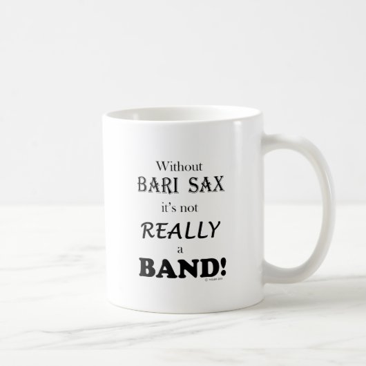 Ohne Bari Sax - Band Kaffeetasse (Rechts)