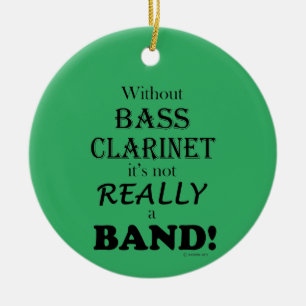 Ohne Bassklarinette - Band Keramik Ornament