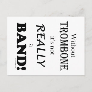 Ohne Brombone - Band Postkarte