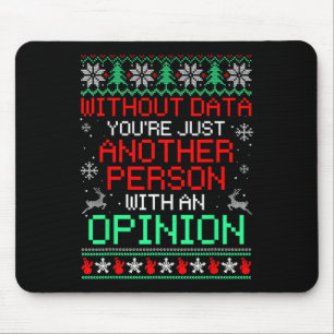 Ohne Daten bist du nur eine weitere Person mit ein Mousepad