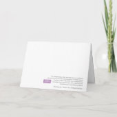 Ohne dich hätte ich es nicht geschafft dankeskarte (Rückseite)