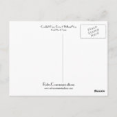 Ohne dich hätte ich es nicht geschafft postkarte (Rückseite)